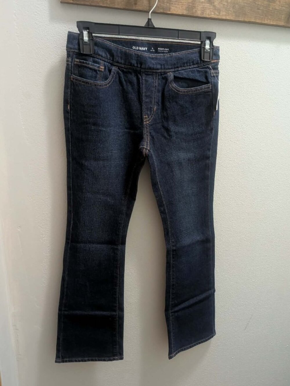 *3/$25* NWT! Girl's Old Navy Dark Wash Bootcut Denim Jeans - Size Large (10/12)